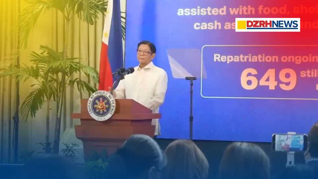 PBBM reports government measures to protect Filipinos amid Middle East crisis
