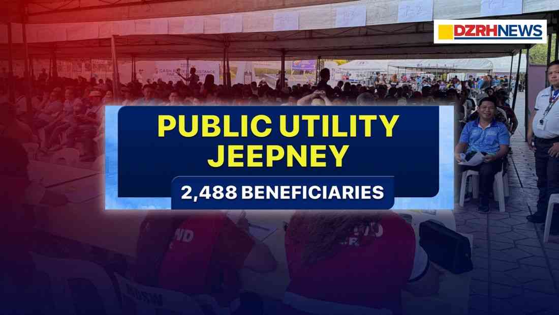 2,488 Manila jeepney drivers receive ₱5K government cash aid