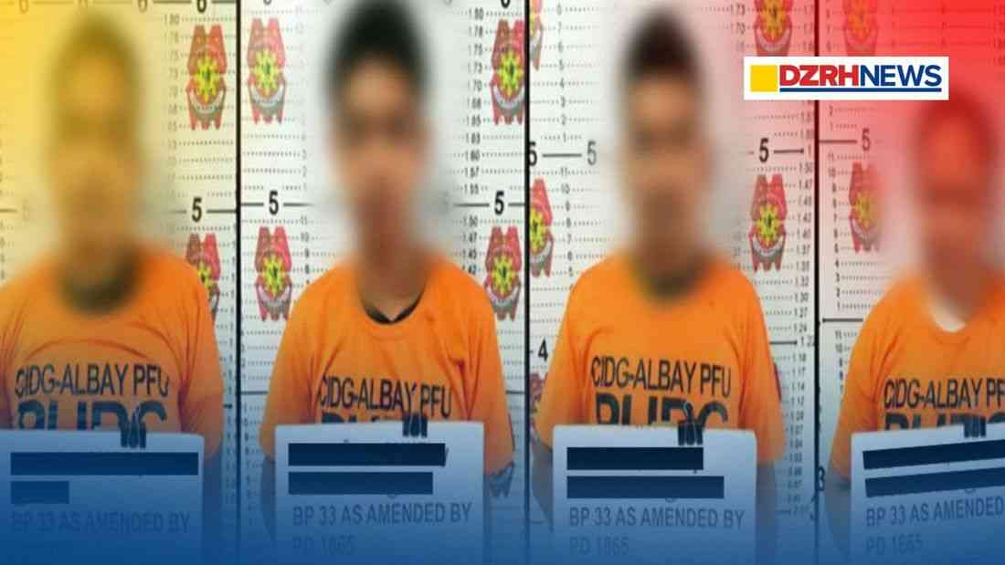 Four nabbed in Albay for illegal fuel distribution