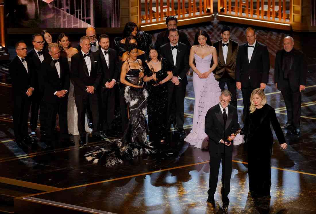 'One Battle After Another' takes best picture prize at the Oscars