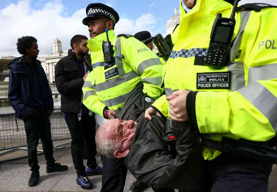 London police arrest 523 people at protest over Palestine Action ban