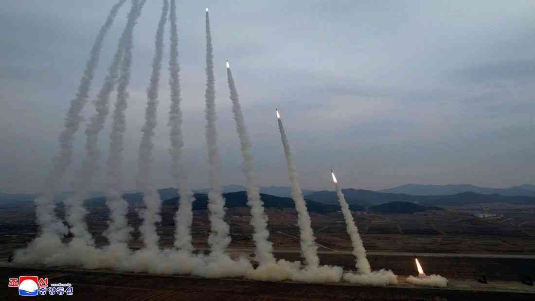 North Korean leader Kim Jong Un oversaw ballistic missile tests, state media says