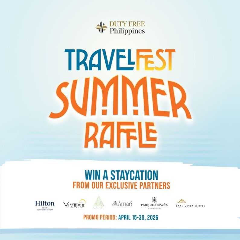 Duty Free PH rolls out April Travel Fest with up to 20% off deals