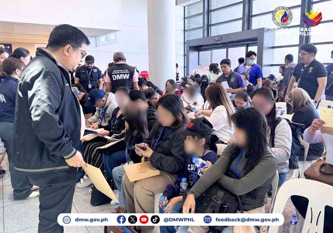 244 OFWs return home from Bahrain amid Middle East conflict