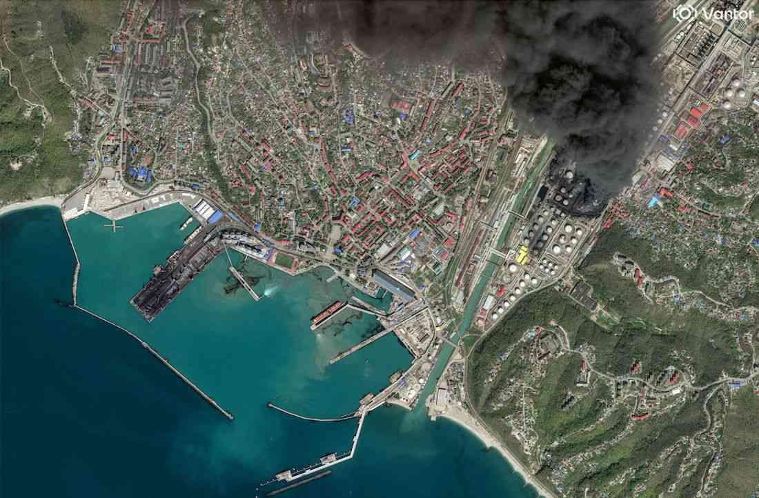 Fire brought under control at Russia's Tuapse oil terminal