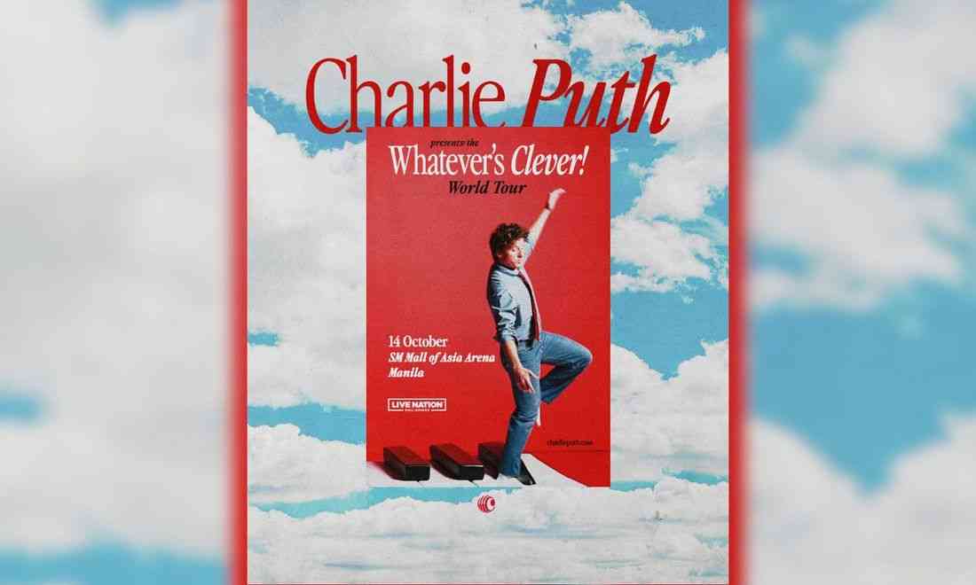 Charlie Puth to bring 'Whatever's Clever!' tour to Manila in October