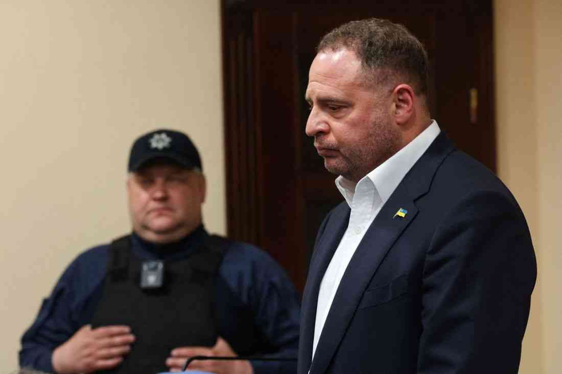 Ukraine's anti-corruption court places Zelenskiy's former chief of staff under arrest