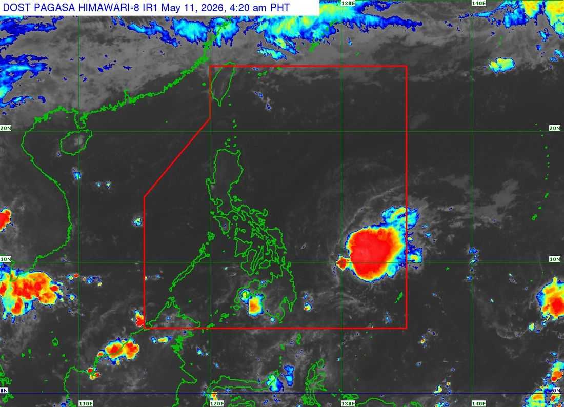 TD Caloy weakens over Philippine sea