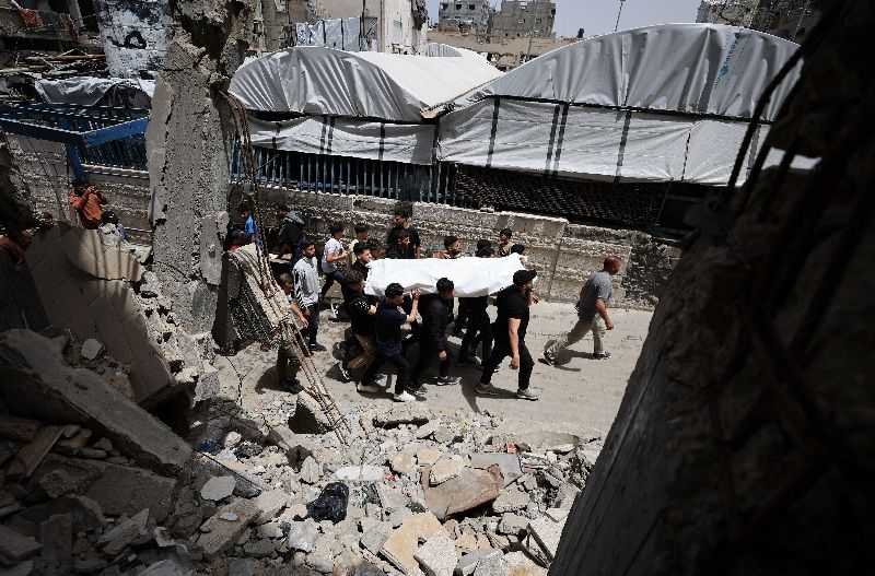 Israeli strikes kill five people in Gaza, medics say