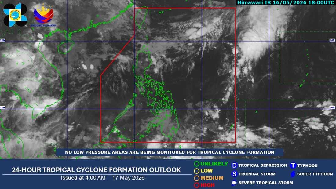 Frontal system brings rain to extreme Northern Luzon; PAGASA warns of dangerous heat index