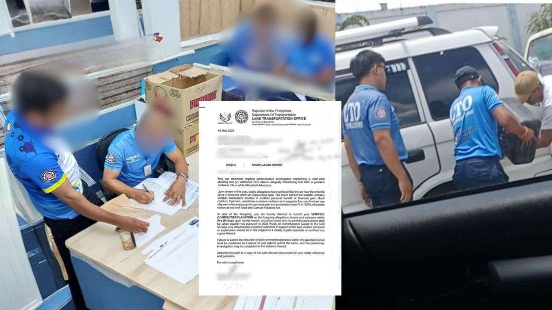 LTO suspends 2 enforcers over gasoline transfer inside impounding area