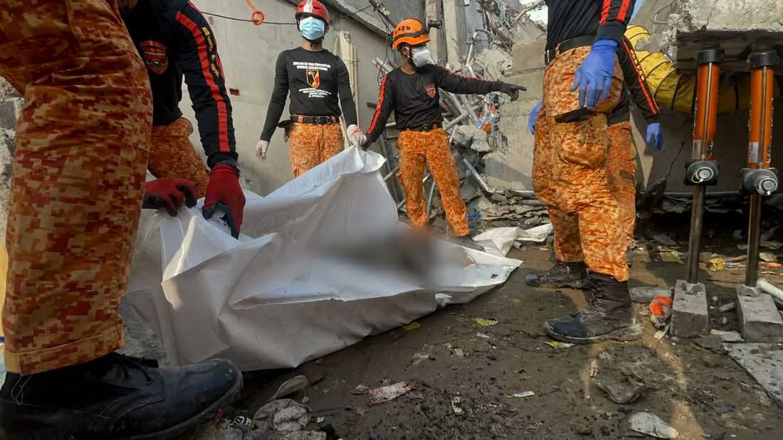 Death toll climbs to 5 in Angeles city building collapse