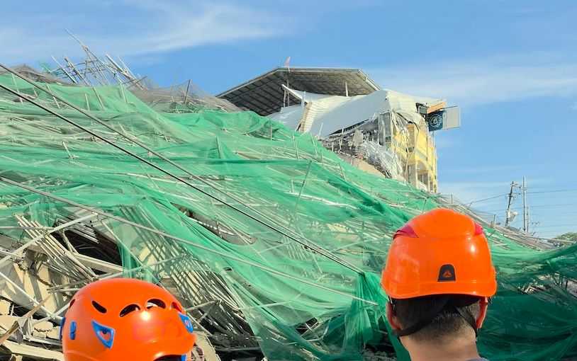 At least 20 feared trapped after nine-storey building collapses in Angeles City