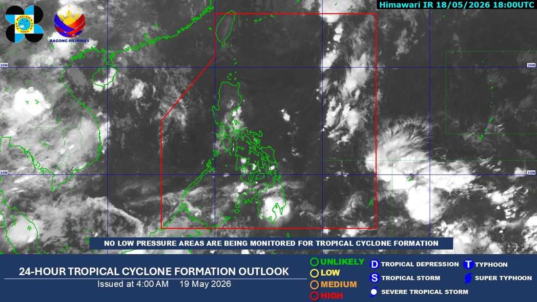 ITCZ continues to bring rains over Mindanao