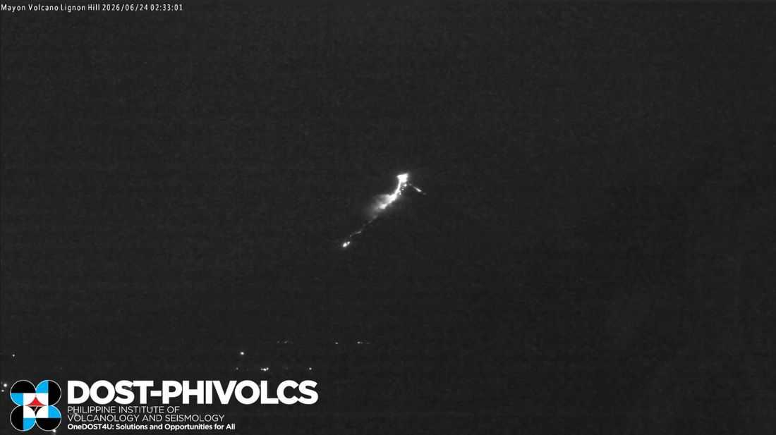 Mt. Mayon records effusive eruption anew
