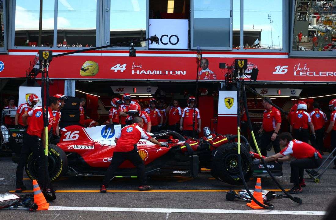 Motor racing-Ferrari mark their intent in Monaco practice runs