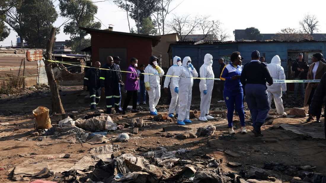 Twelve killed, nine injured in Johannesburg shooting, South African police say