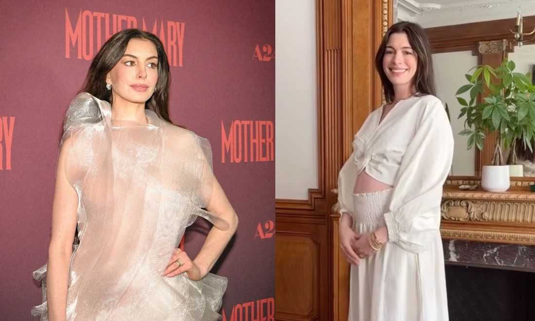 Anne Hathaway is pregnant with her third child