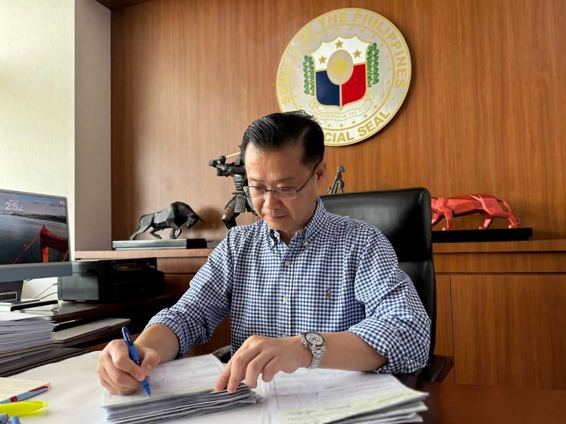 Gatchalian says banks recognize him as Senate’s authorized signatory