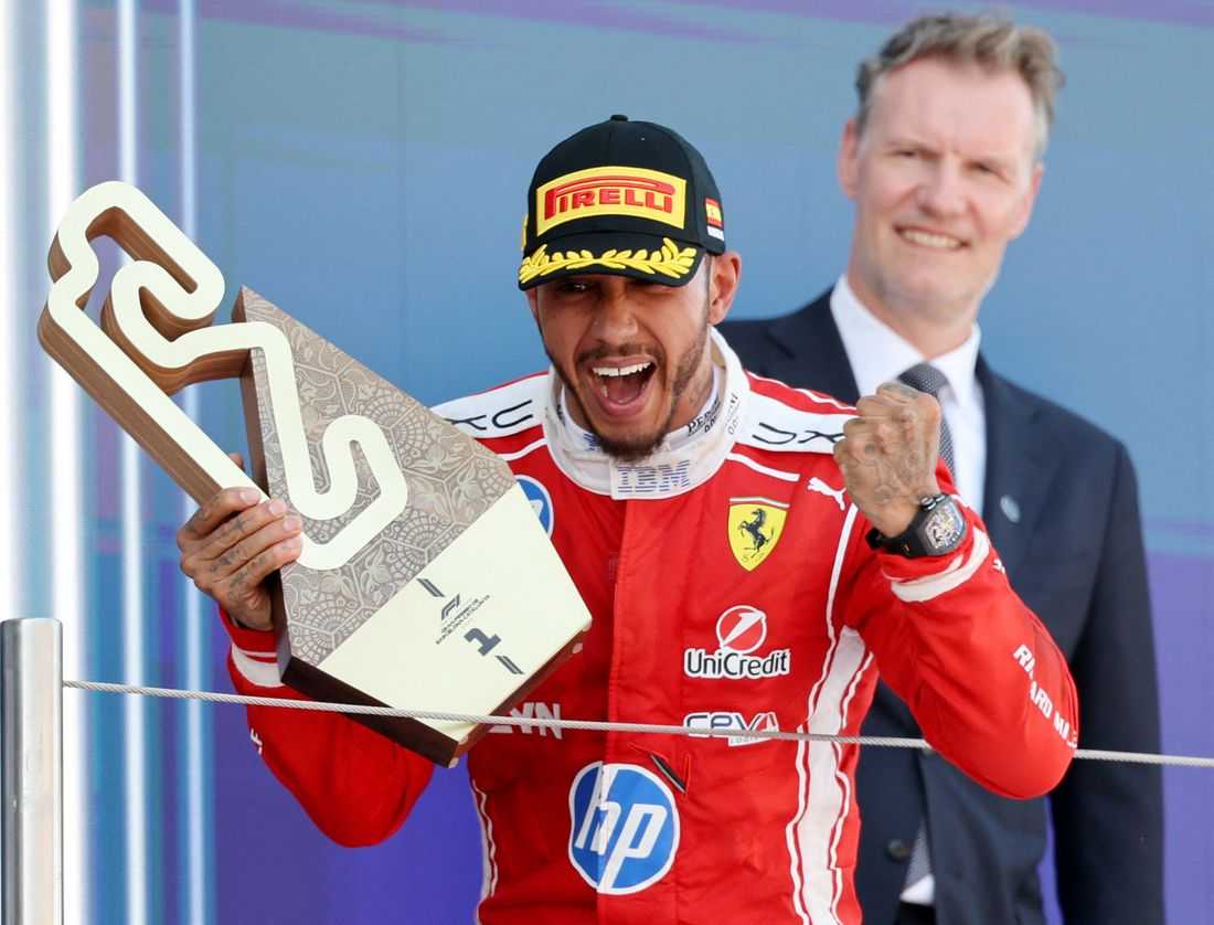 Motor racing - Hamilton ends Antonelli's run with first win for Ferrari