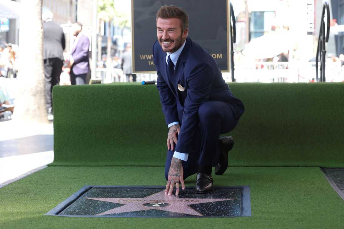 David Beckham honored with Walk of Fame star as LA hosts World Cup games