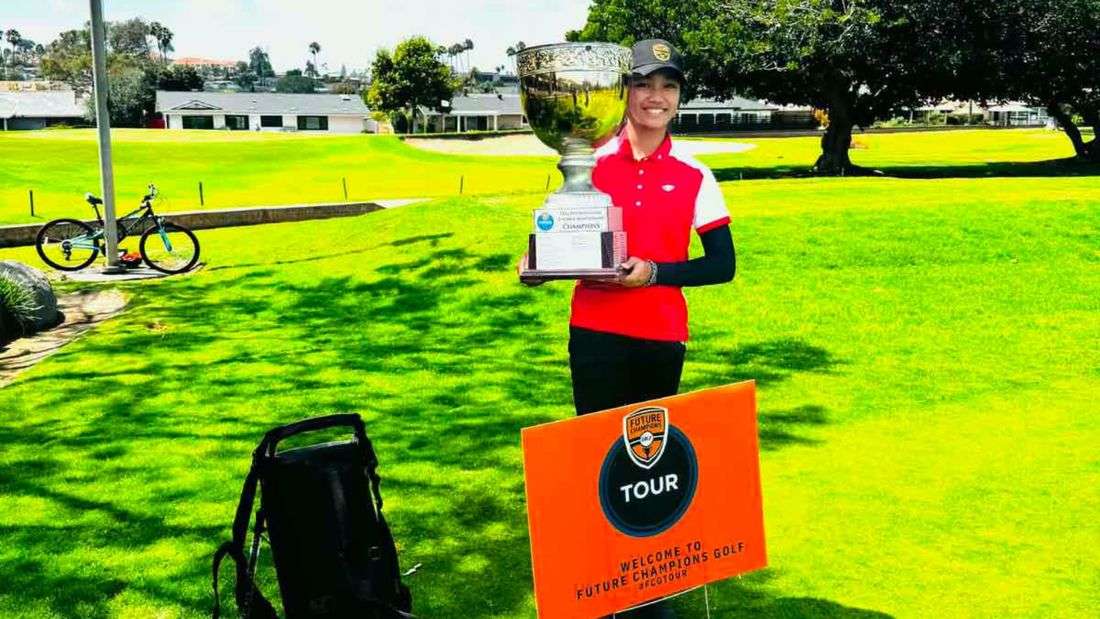 10-year-old Filipina golfer wins two world titles in California