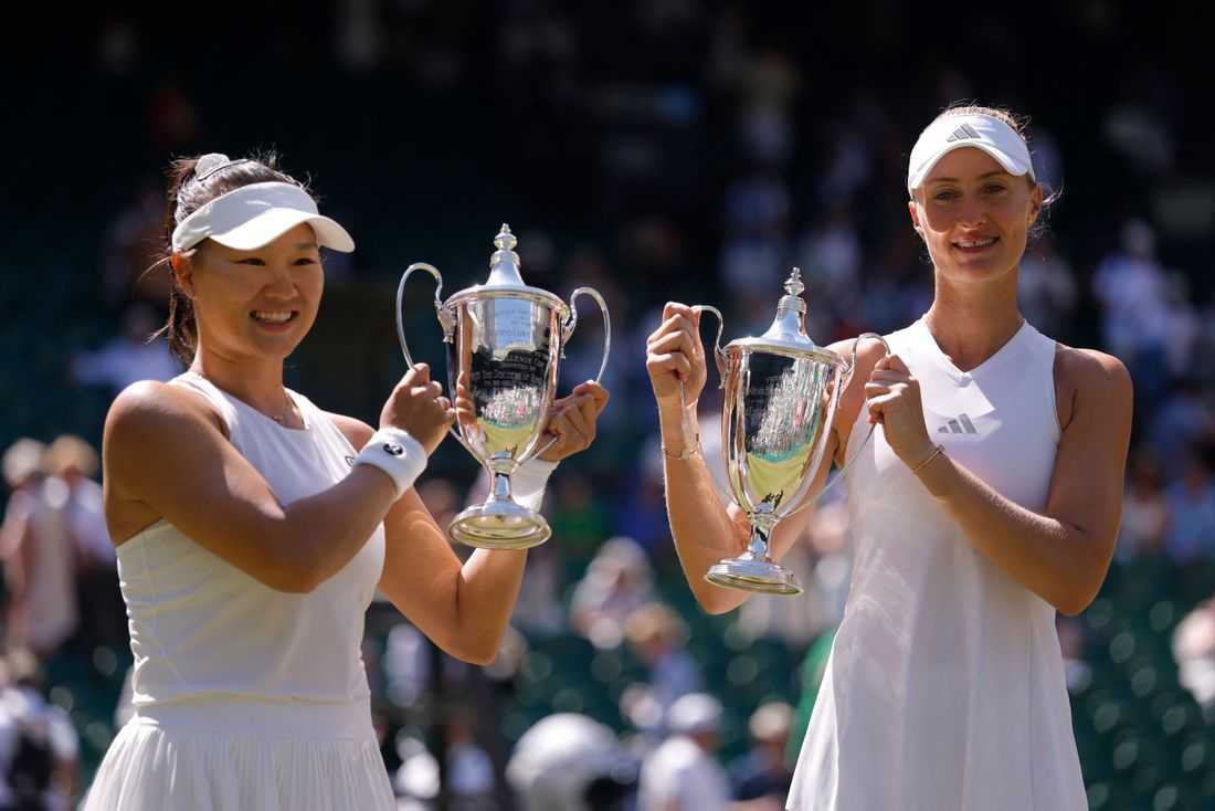 Tennis - Mladenovic and Guo triumph in Wimbledon women's doubles