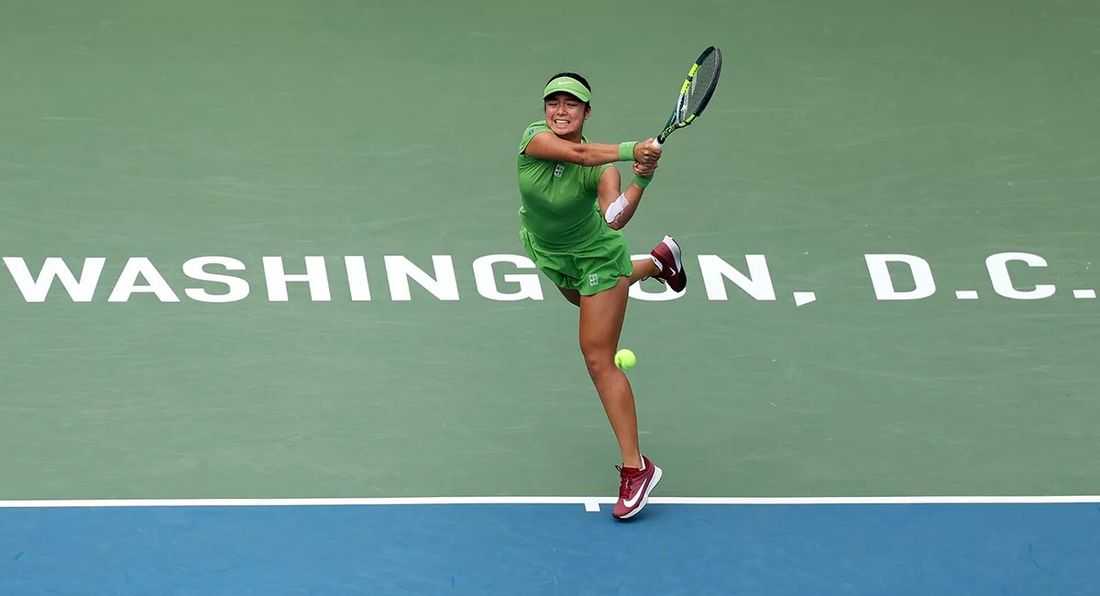 Eala outlasts Zheng to book spot in DC Open second round