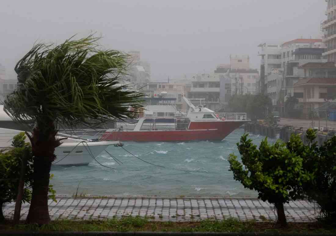 Typhoon Bavi lashes Japan's southern islands, Taiwan evacuates thousands