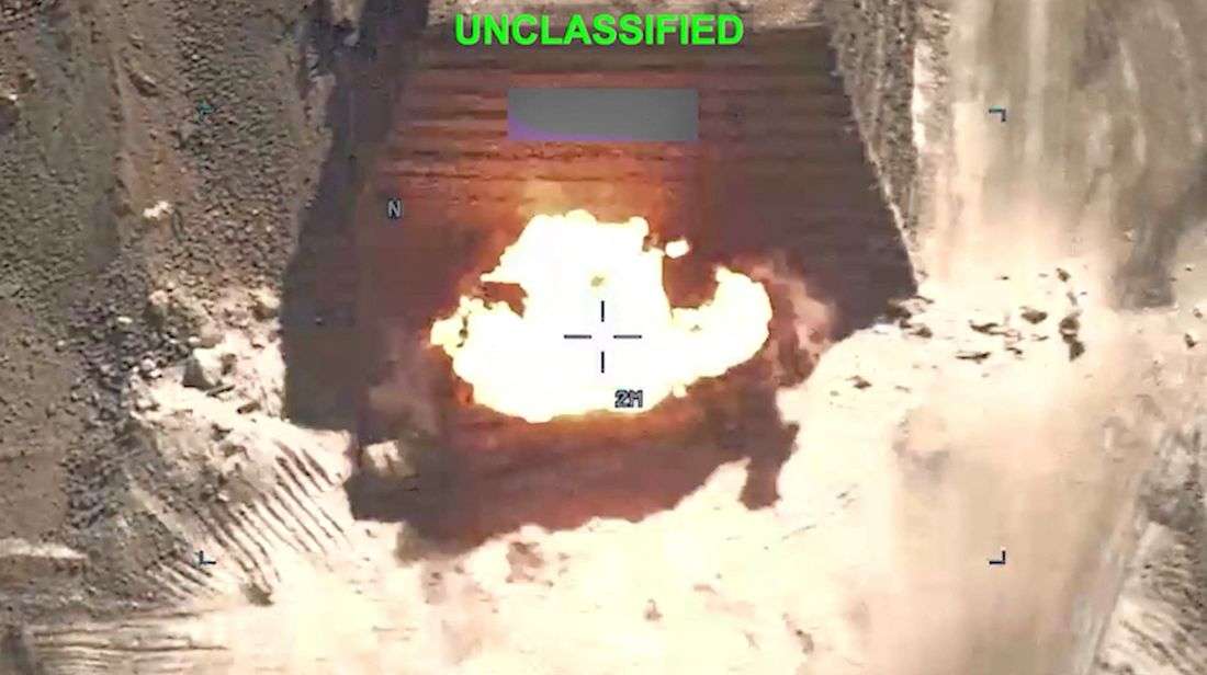 US military completes its latest strikes on Iran, marking the 10th successive night of attacks