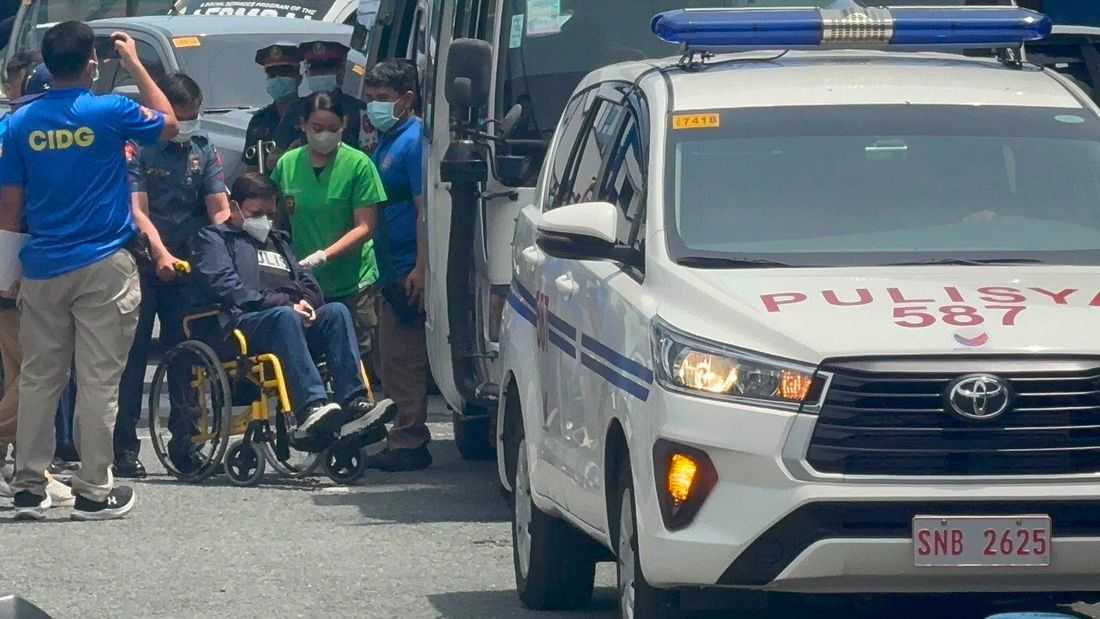 Sen. Marcoleta brought to UP-PGH under tight security for medical exam