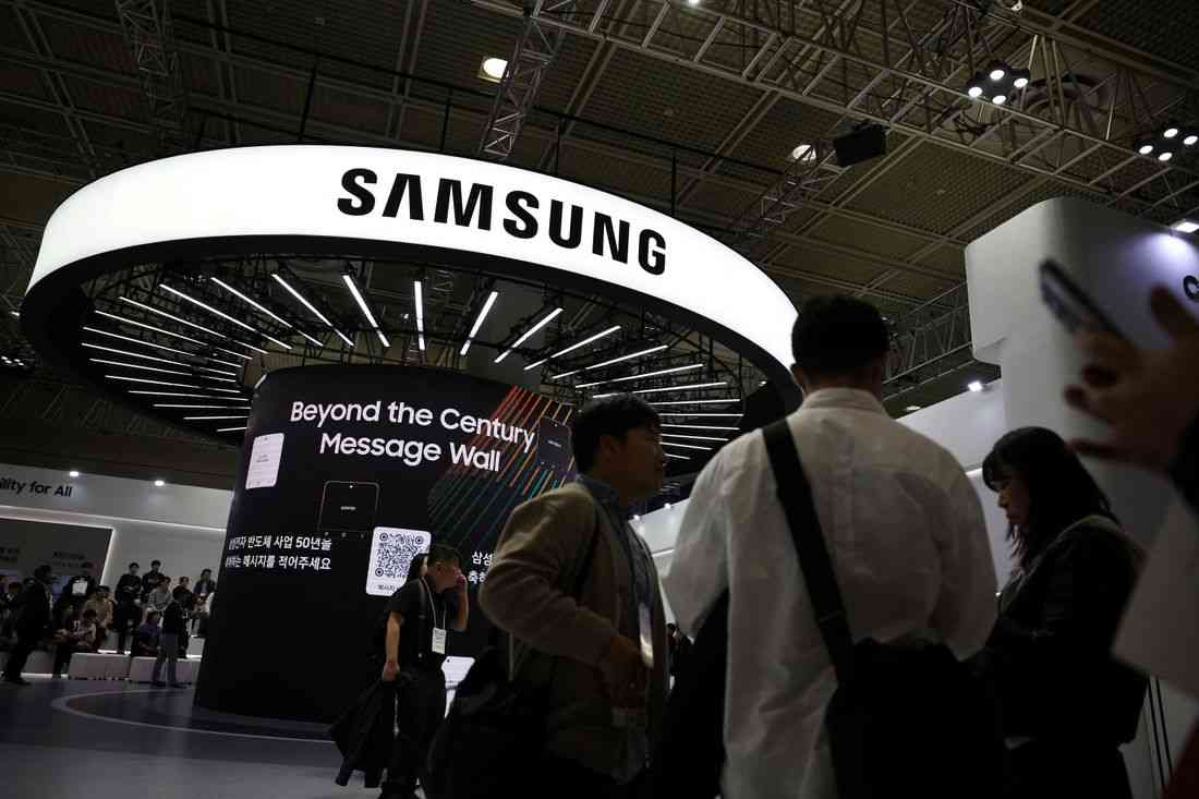 Samsung flags 19-fold jump in profit, but shares slump on jitters AI boom may stall