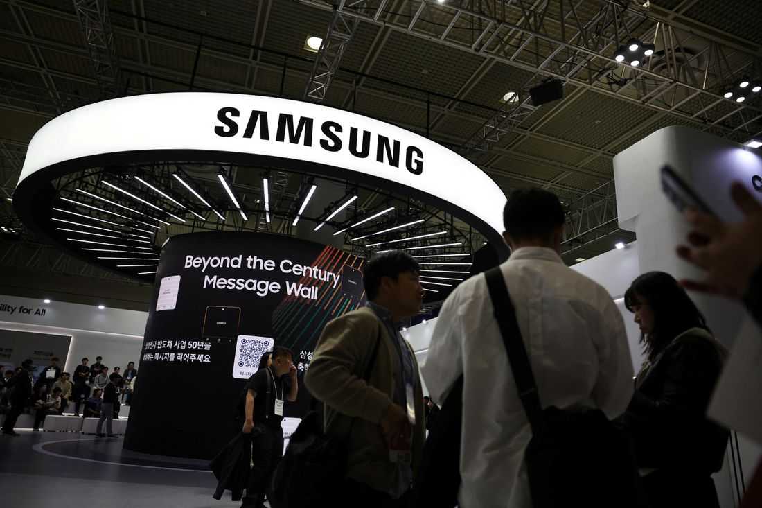 Samsung flags 19-fold jump in profit, but shares slump on jitters AI boom may stall