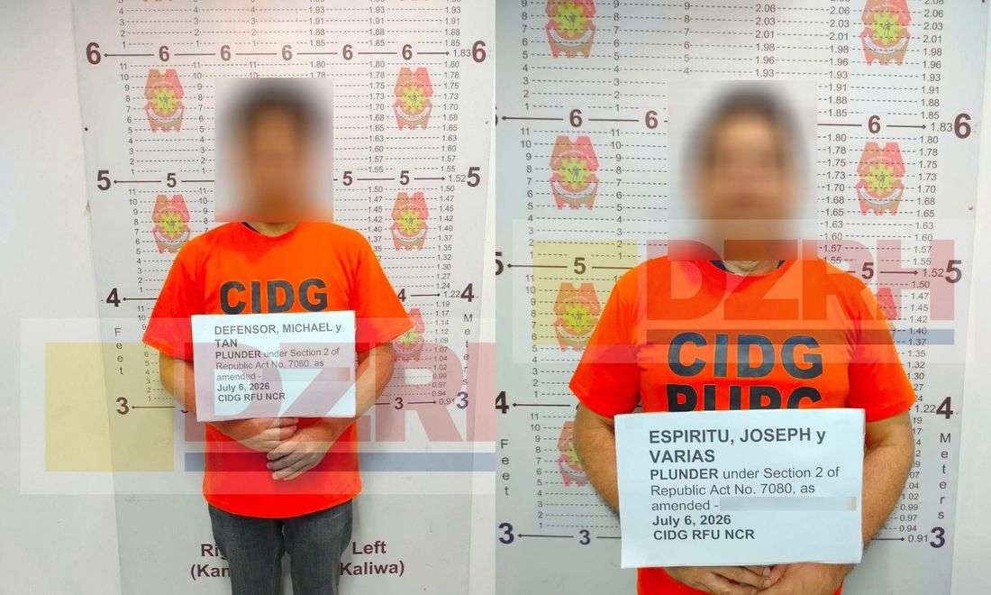 DILG: No special treatment for Defensor, Espiritu in BJMP custody