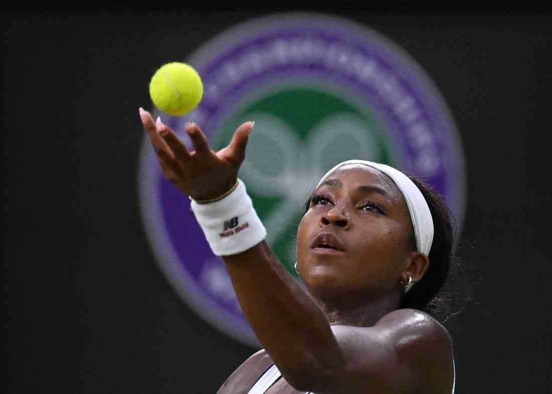 Tennis-Gauff beats Bencic and a curfew to reach first Wimbledon quarters