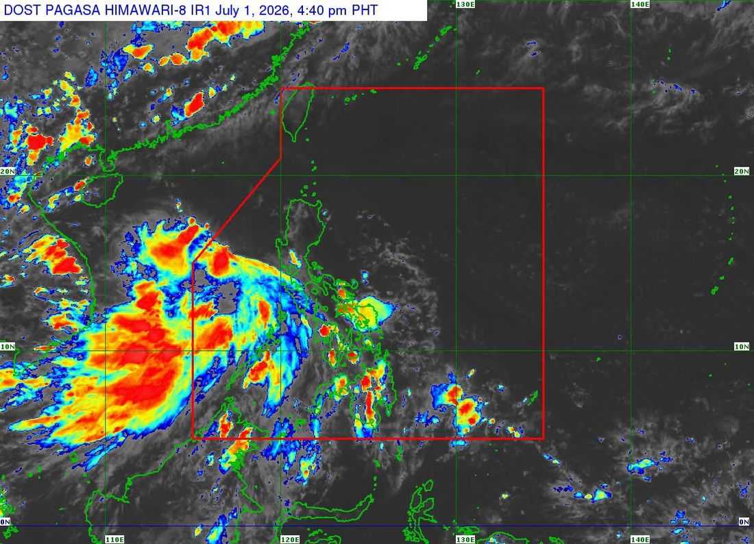 Habagat to bring rains over Palawan, Occidental Mindoro; 'Henry' expected to exit PAR today