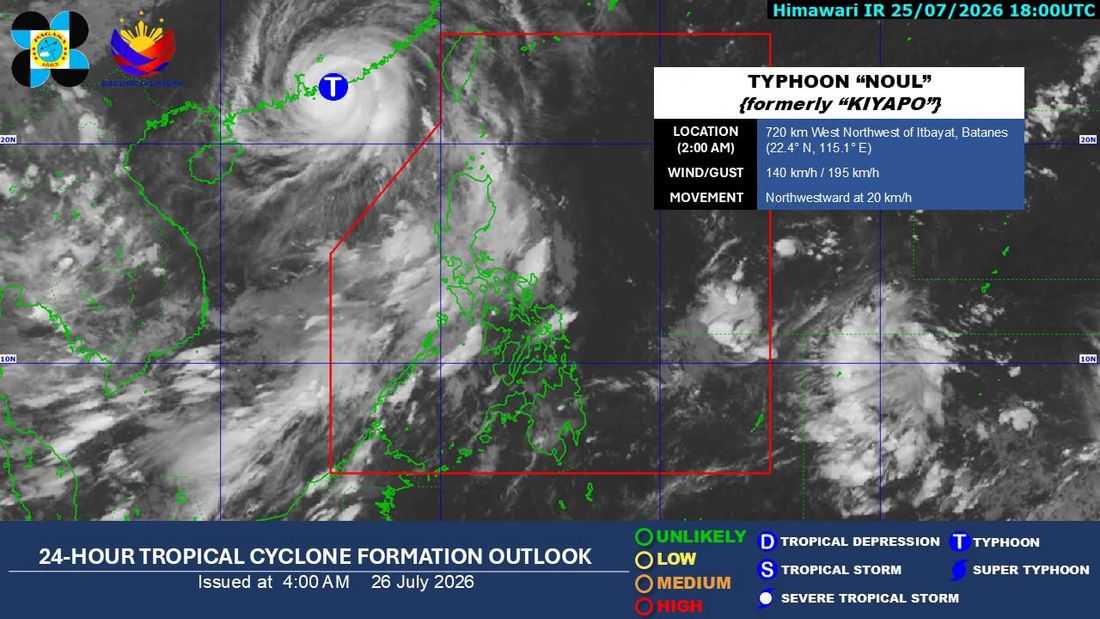 Habagat to bring rains over Luzon, Western Visayas on Sunday