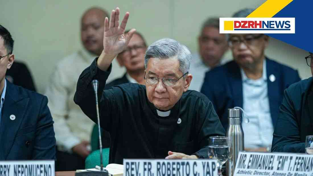 Ateneo president becomes emotional during Senate hearing on deaths of student-athletes Baterbonia, Adili