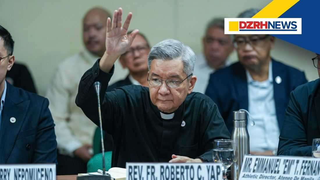 Ateneo president becomes emotional during Senate hearing on deaths of student-athletes Baterbonia, Adili
