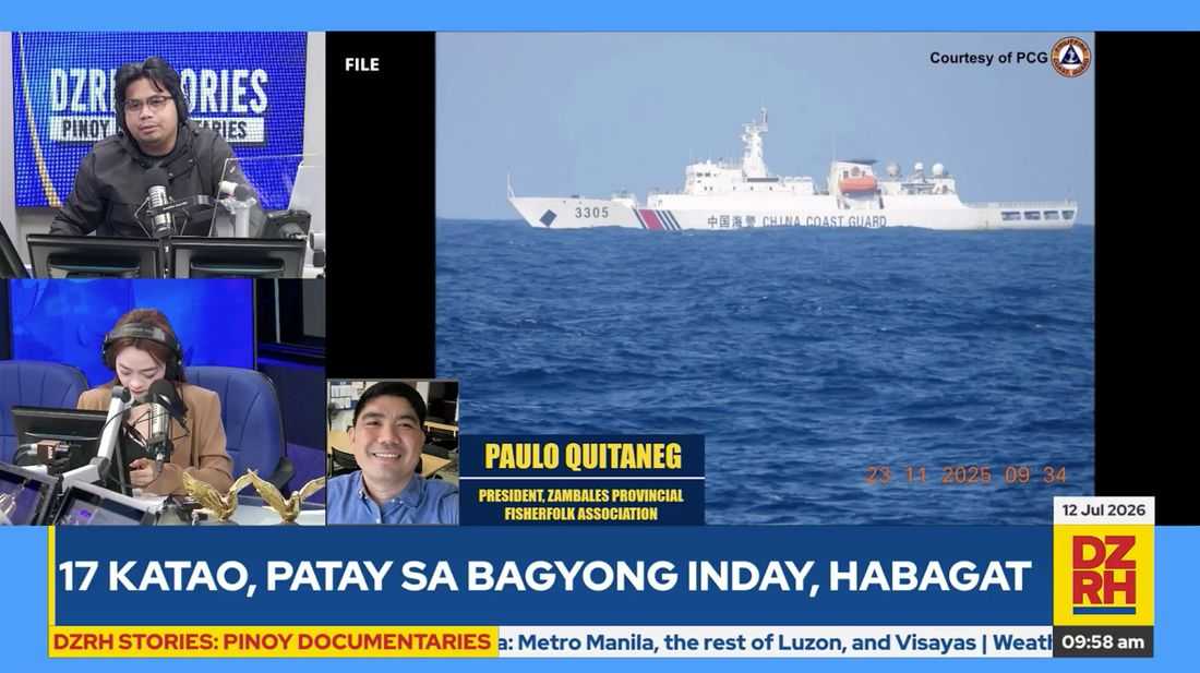 Zambales fisherfolk missing out on ‘metric tons’ of Bajo de Masinloc catch since 2024, blocked by CCG — association president