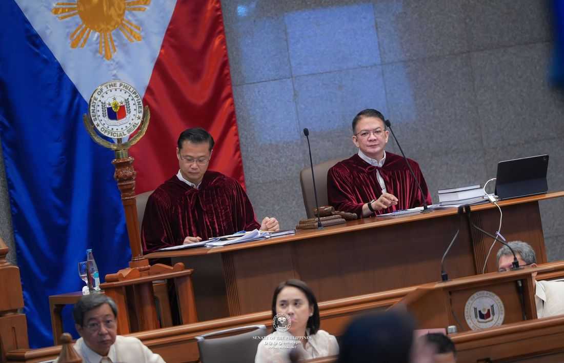 Escudero clarifies VP Duterte not mandated to attend impeachment proceedings