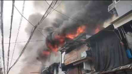 Fire hits Brgy. Damayang Lagi, Quezon City