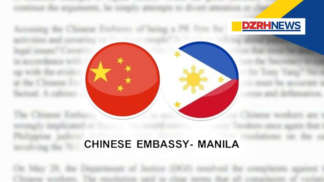 Chinese embassy hits back at Teodoro, calls remarks ‘squid tactics’