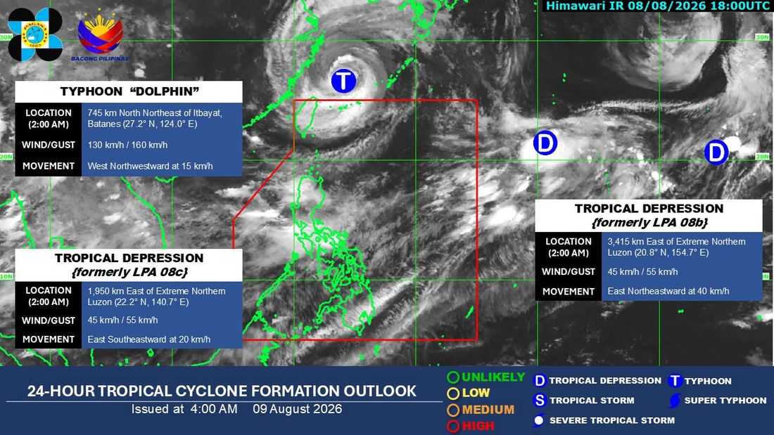 Habagat continues to bring rains across Luzon, Visayas; 3 tropical cyclones outside PAR