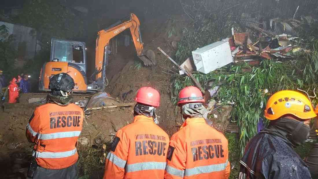 10 dead, 3 rescued in Baguio City landslide following heavy rains