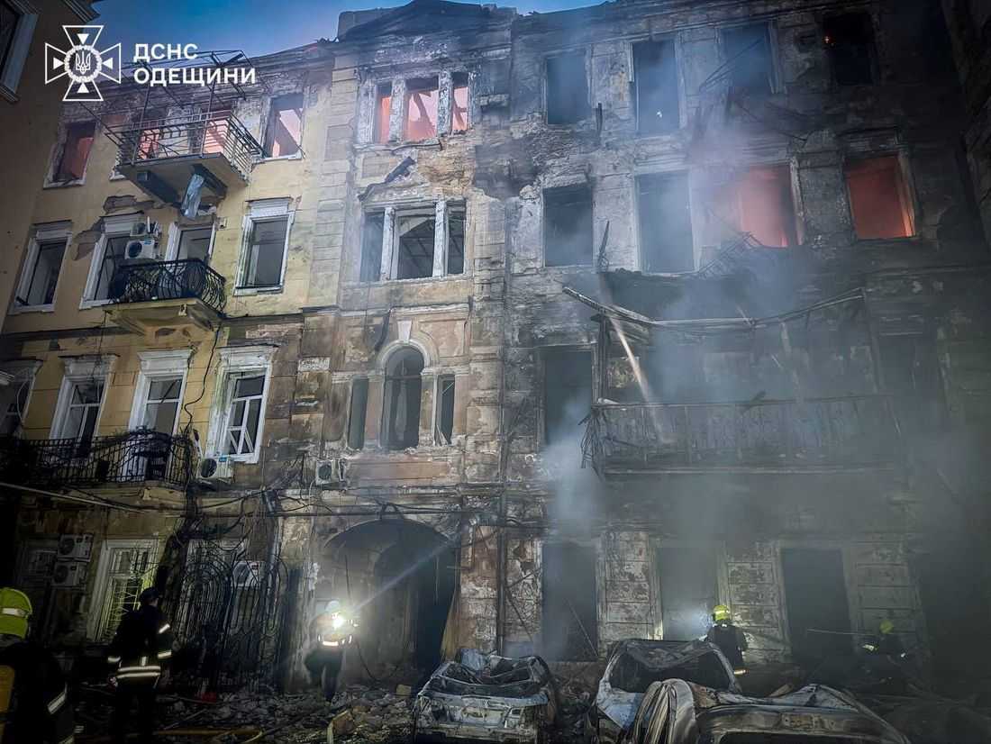 Ukraine's Odesa port sustains damage from Russian attack, Zelenskiy says