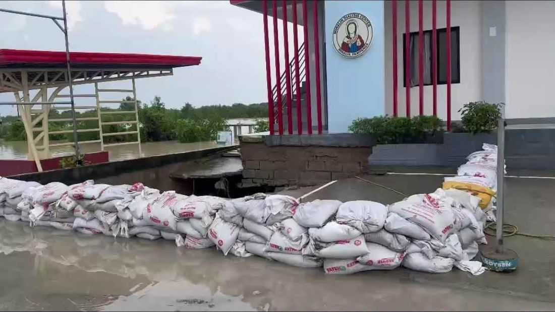 Pampanga to deploy over 1,000 sandbags at damaged Minalin tail dike