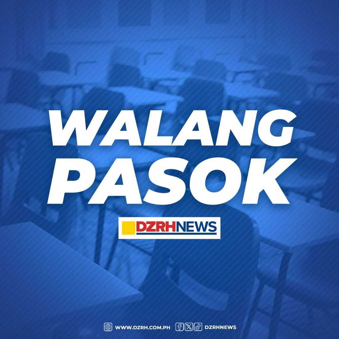 #WalangPasok: Class suspensions for Monday, Aug. 24, due to bad weather