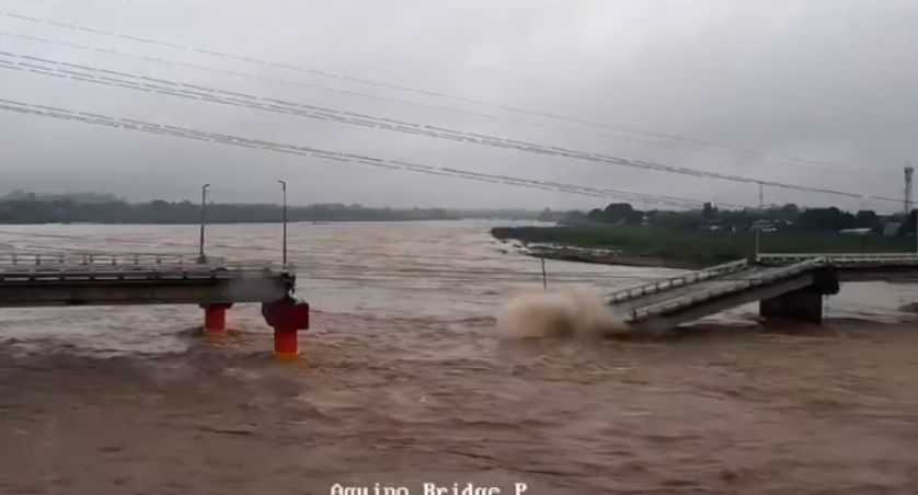 Another portion of Aquino Bridge in Tarlac City collapses