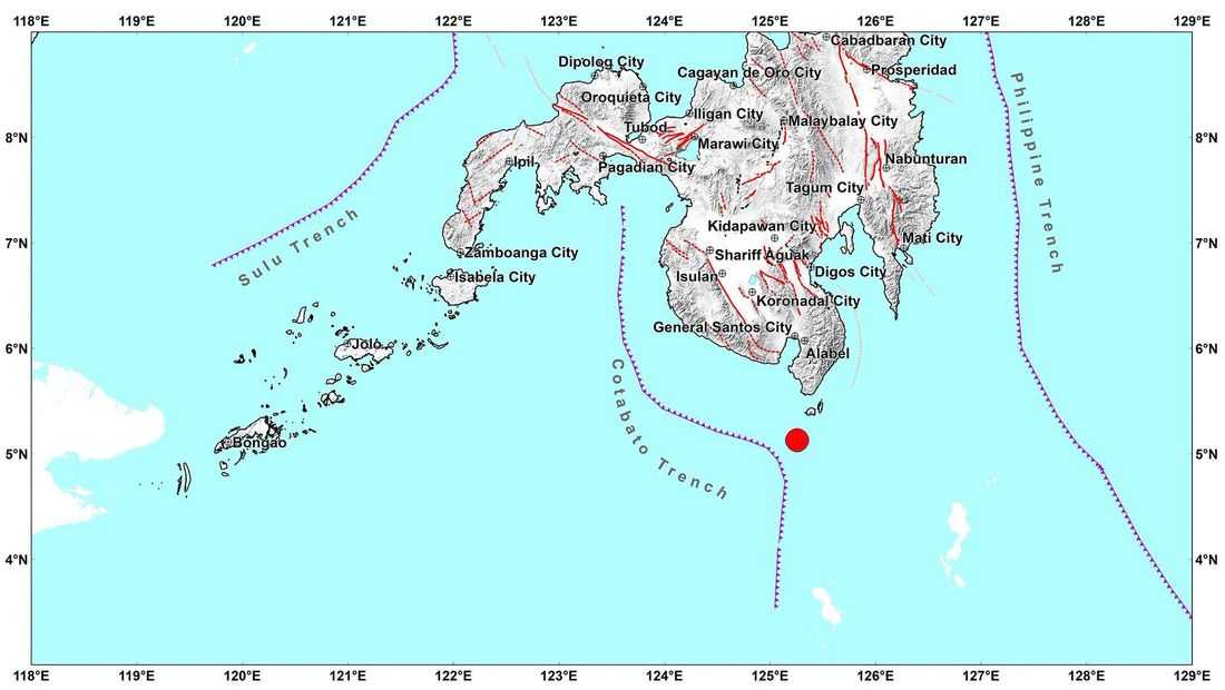 Magnitude 6.4 quake jolts off Sarangani, Davao Occidental; no tsunami threat — Phivolcs